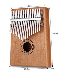 Kalimba de mogno de 17 notas [Kit completo Comprar Kalimba em TheKalimba.com