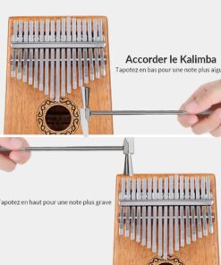 Kalimba de mogno de 17 notas [Kit completo Comprar Kalimba em TheKalimba.com