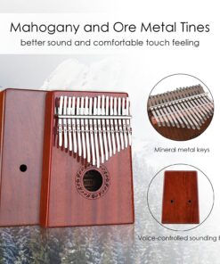 17-note Gecko Kalimba in mahogany thekalimba