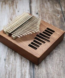 Kalimba Sapele 17 teclas em madeira maciça