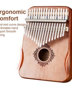 Kit para principiantes - Kalimba de mogno de 17 notas Kit para principiantes - Kalimba de mogno de 17 notas