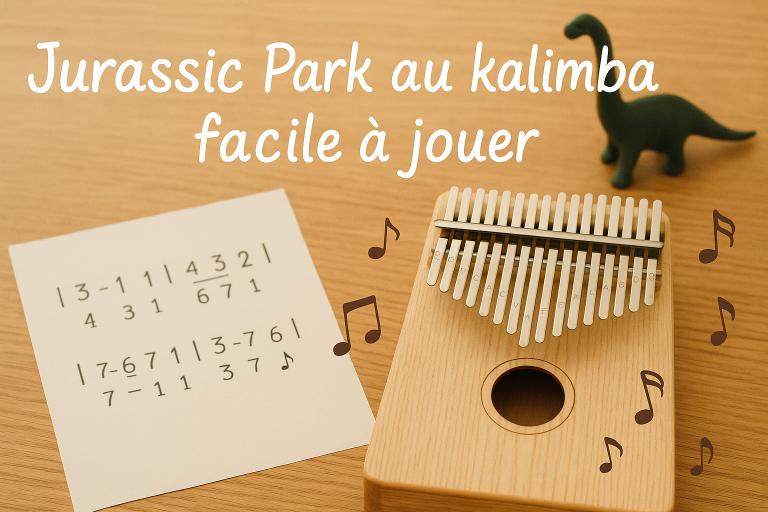 Música de Parque Jurásico en la kalimba, fácil de tocar ????
