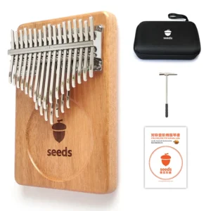 Kalimba Chromatique 21 notes Okoumé
